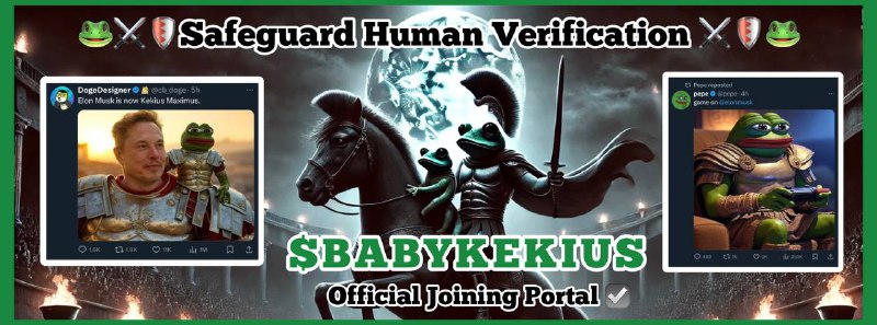 Welcome to Official [**Baby Kekius Maximus**](https://t.me/BabyKMCoin) …