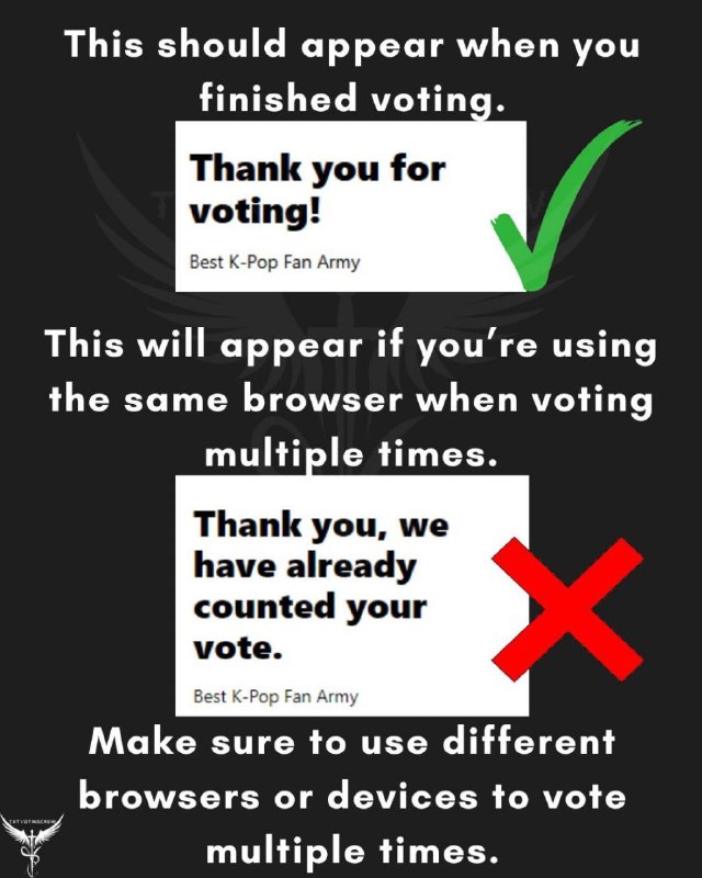 HOW TO VOTE MULTIPLE TIMES VIA …