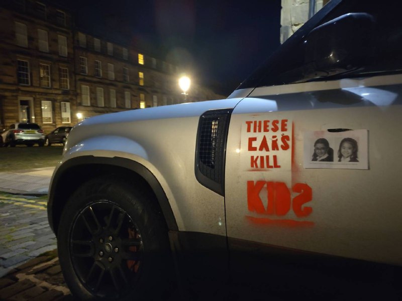 EDINBURGH, SCOTLAND: 20 SUVS HIT IN …