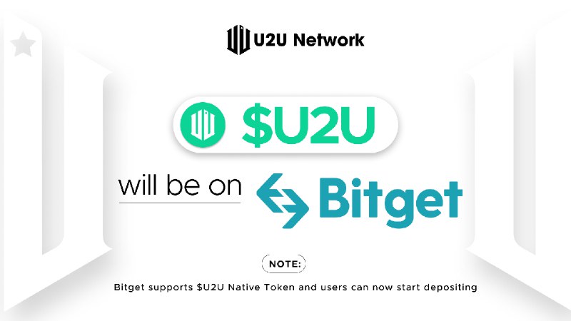 **Bitget will list $U2U**New year, New …