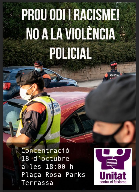 ***❗️*** Contra les batudes policials racistes …