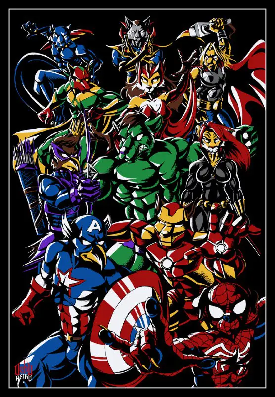 ¡Los nuevos [#Avengers](?q=%23Avengers) ahora son furros! …