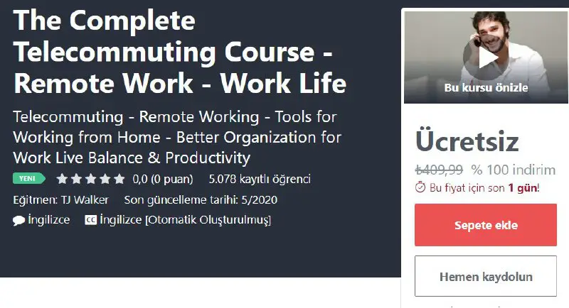 The Complete Telecommuting Course - Remote …