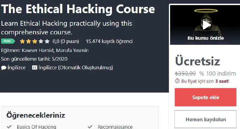 The Ethical Hacking Course