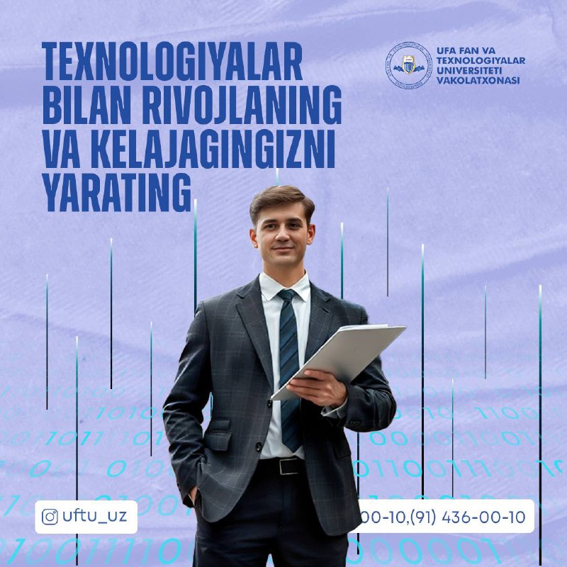 **Texnologiyalar bilan rivojlaning va kelajakngizni yarating***✅*****