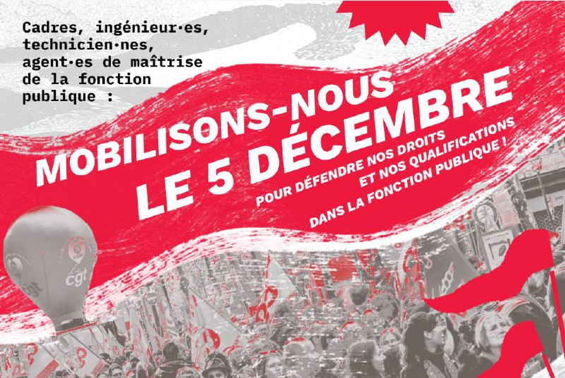 ***🛑*** (**TRACT) Mobilisons-nous le 5 décembre …