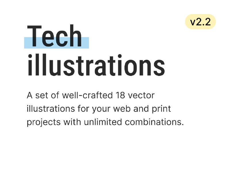 Tech Illustrations V2.2 | [Preview](https://ui8.net/charco-design/products/tech-illustrations)