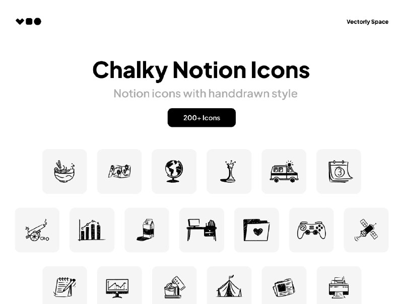 Chalky Notion Icons | [Preview](https://ui8.net/vectorly-space/products/chalky-notion-icons)