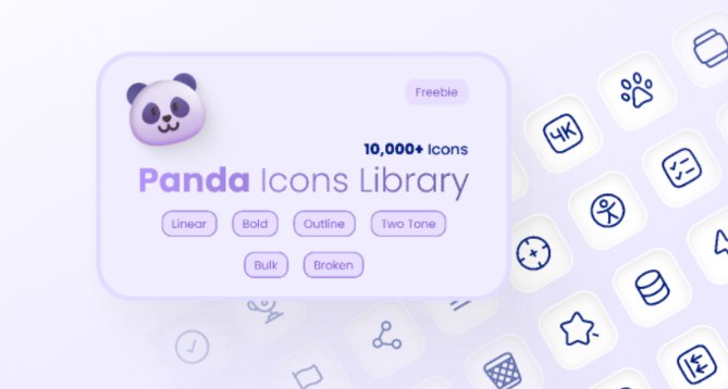 **Panda Icons Library**