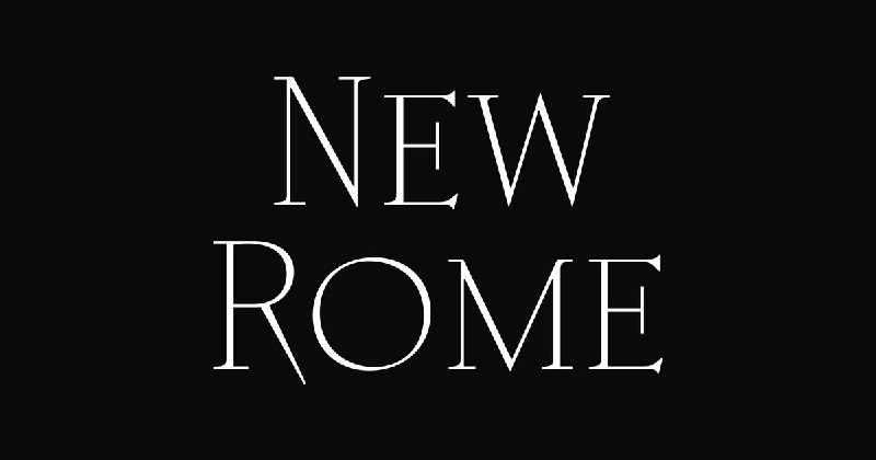 **Шрифт New Rome Light**