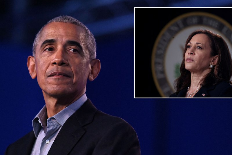 JUST IN - Obama is "very upset" and doesn't believe Kamala Harris can beat Trump, which is why he hasn't …