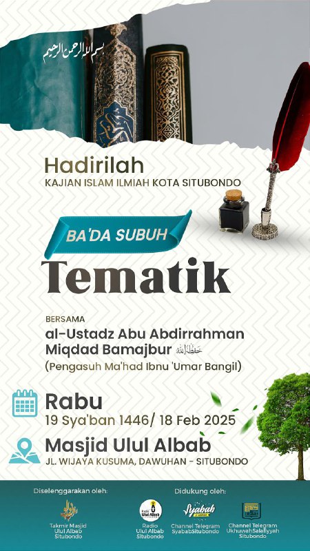 **• TAKLIM BA'DA FAJR/ SUBUH AL-USTADZ …