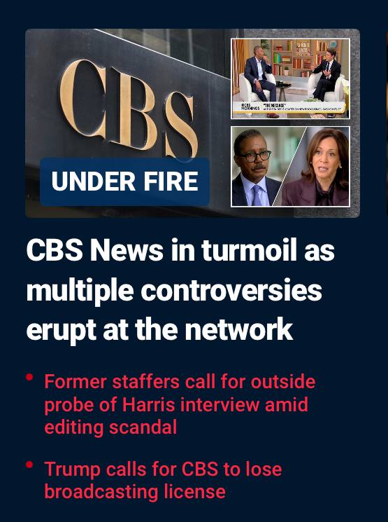 **CBS News in turmoil as multiple …