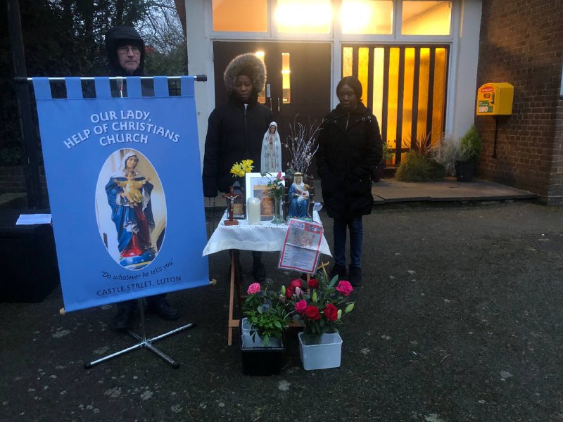 Luton UKPrays public rosary of reparation …