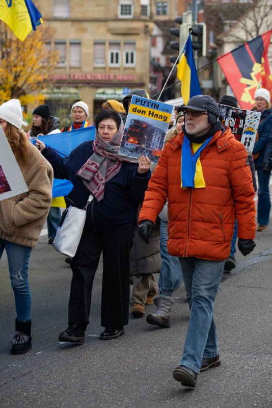 Ukraine-Demo in Stuttgart