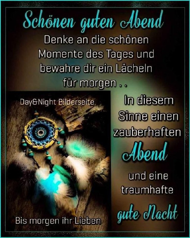 Gute Nacht an alle und kommt …