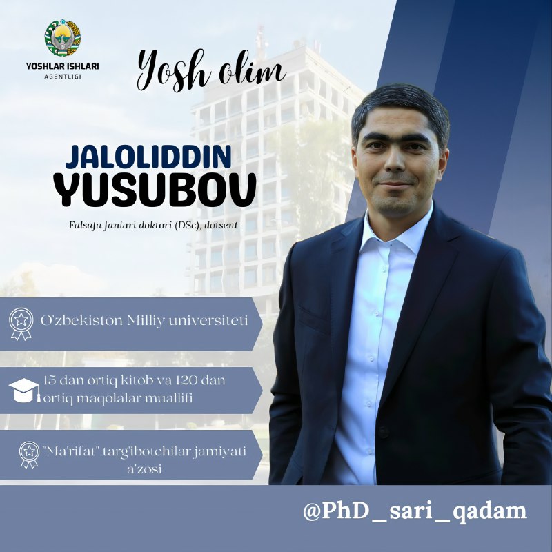 ***🇺🇿*** ***Yusubov Jaloliddin Kadamovich***