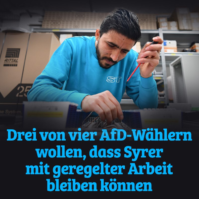 Drei von vier AfD-Wählern wollen, dass …