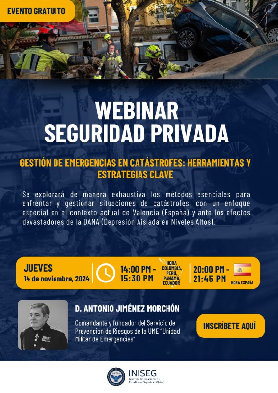 hoy es el evento Webinar: «Gestión …