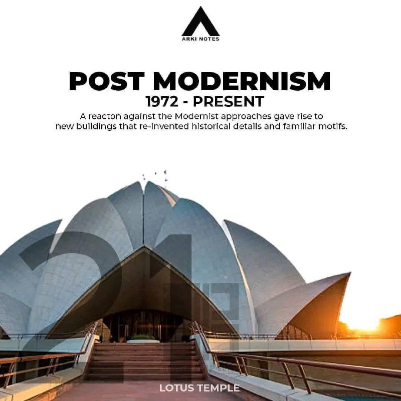 Modernist + post modernist \_\_Presently.