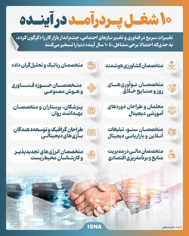 **۱۰ شغل پردرآمد آینده که دنیا …