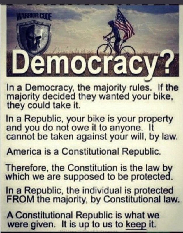 We Are Constitutional Republic