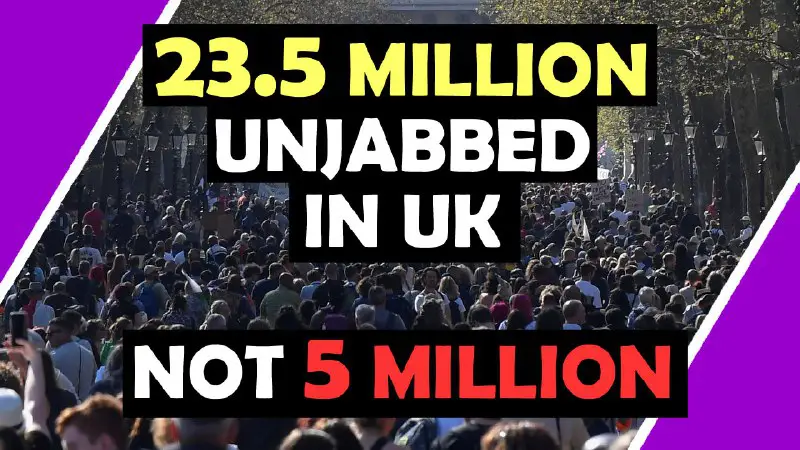 23 Million UK UNJABBED, Not 5 Million [#FAKEBRITAIN](?q=%23FAKEBRITAIN) / Hugo Talks [#lockdown](?q=%23lockdown)