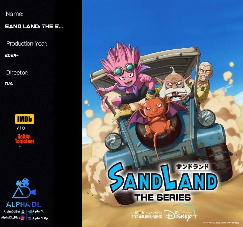 ***📺*** [**Sand Land: The Series (2024–)**](http://t.me/alphadlbot?start=tt29958256)