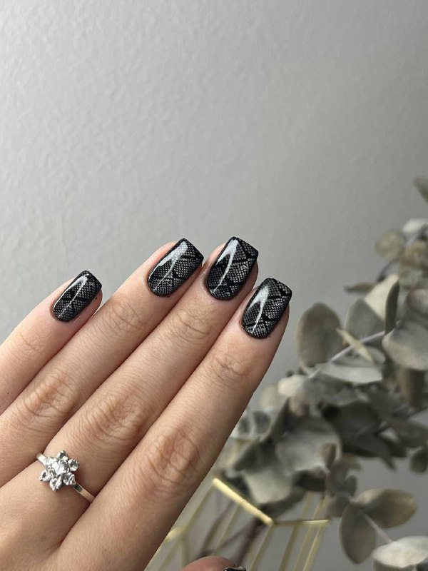 мои новогодние nails ***??*** были такие