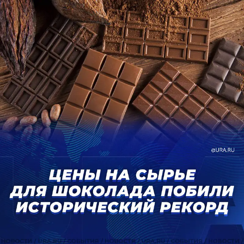 **Цены на сырье для шоколада достигли …
