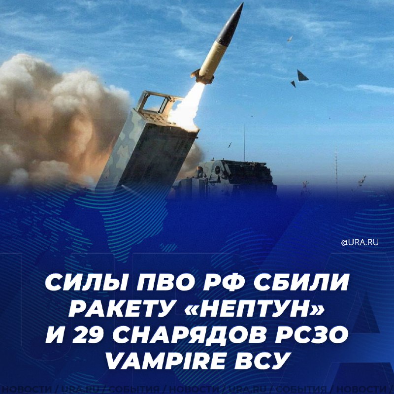 **Система ПВО уничтожила противокорабельную ракету «Нептун» …