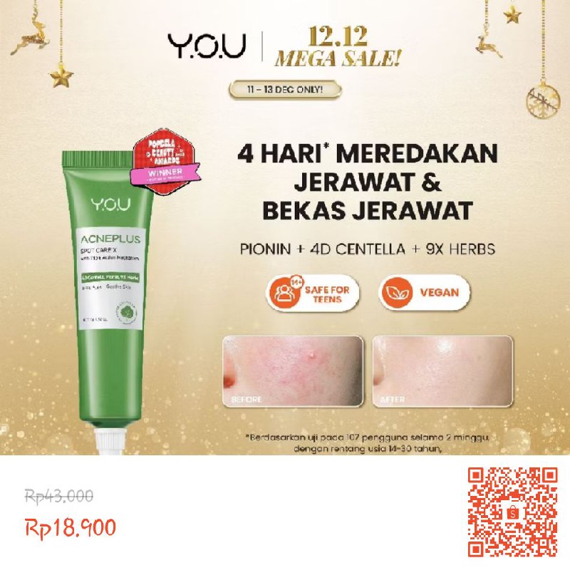 Temukan [NEW] YOU AcnePlus Spot Care …