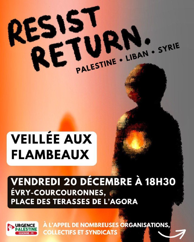 ***🔥*** Veillée aux flambeaux à Évry