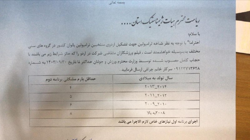 کانال خبری هیئت ژیمناستیک استان آذربایجان …