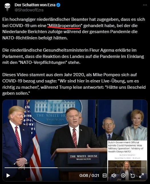 Militärregierung 🗽 ⚠️ MÖGLICHE TRIGGERUNG DURCH …