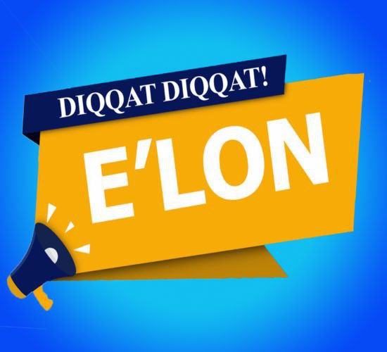 ***📣*****E’LON*****‼️***