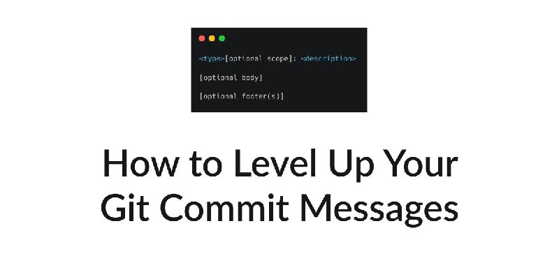 رسائل git commit مش مجرد نصوص، …