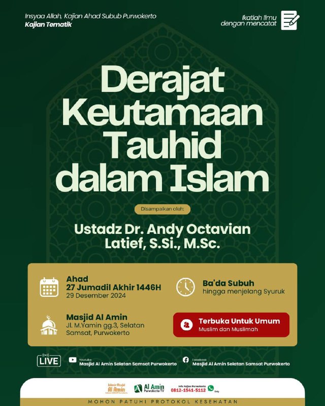 Ustadz Dr. Andy Octavian Latief