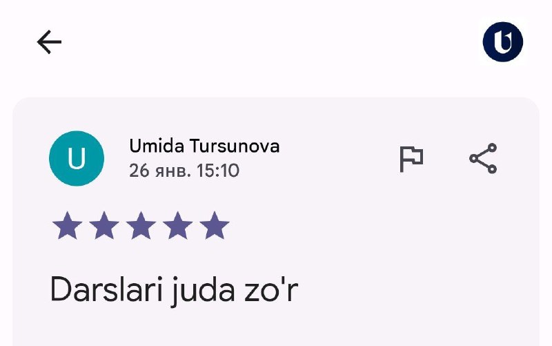 Ustoz AI | Izohlar va Natijalar …