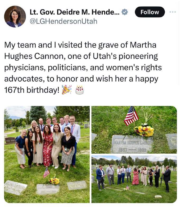 Here's the LG of Utah...