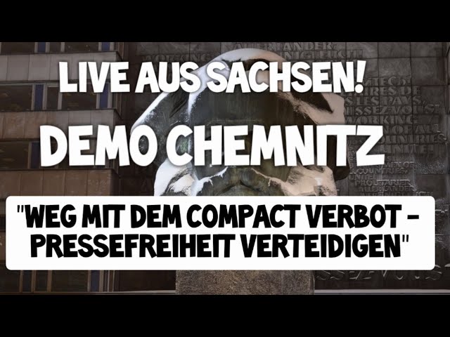 LIVE ***❗*** Demo "Weg mit dem COMPACT Verbot - Pressefreiheit verteidigen" ***💥*** ...