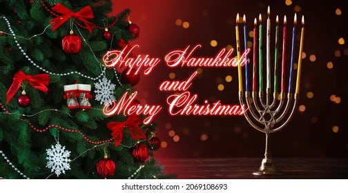 **Merry Christmas, &amp; Happy Hanukkah from …