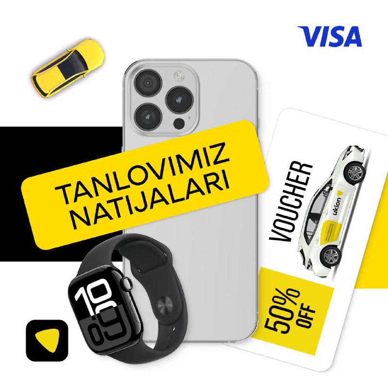 ***🥳*** Visa bilan o'tkazilgan tanlovimiz natijalari …