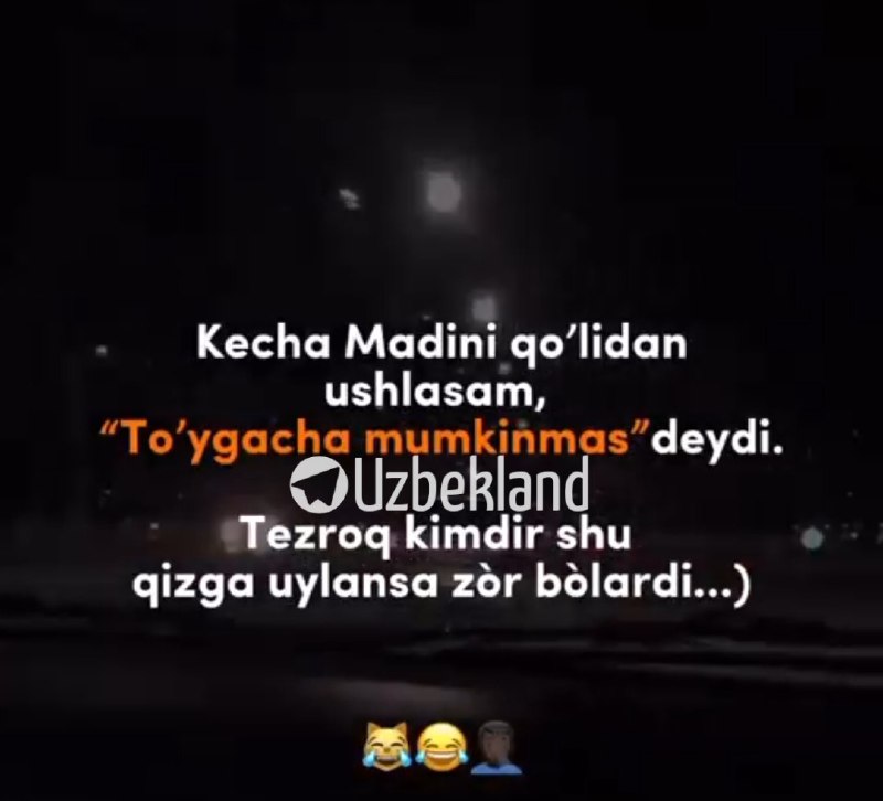 **Uzbekland kanaliga ulanish:**[Telegram | Instagram](https://t.me/Uzbekland)