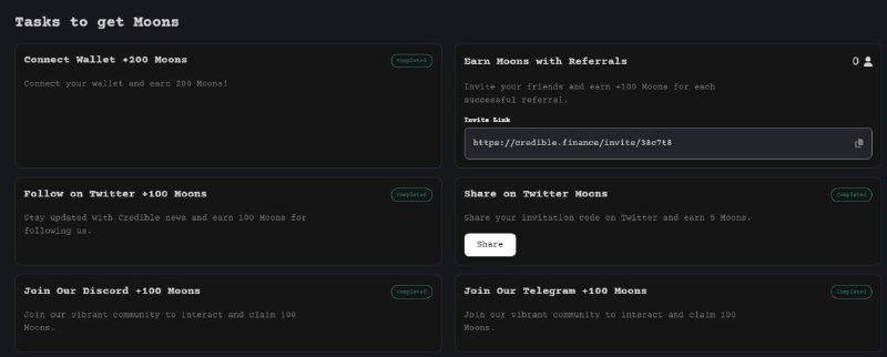 ***🎁*** Credible Finance - Tasdiqlangan Airdrop