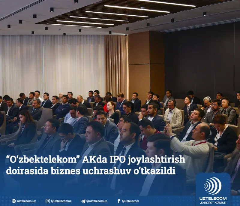 ***👍*** **“O‘zbektelekom” AKda IPO joylashtirish doirasida …