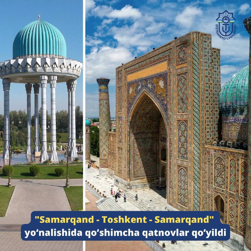 **“Samarqand — Toshkent — Samarqand” yo‘nalishida …