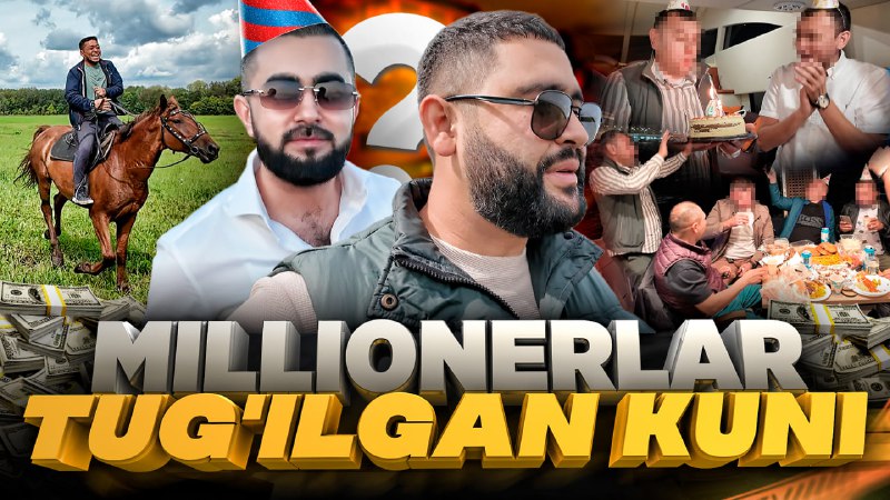 **MILLIONERLAR TUG'ILGAN KUNI ***🤑*****