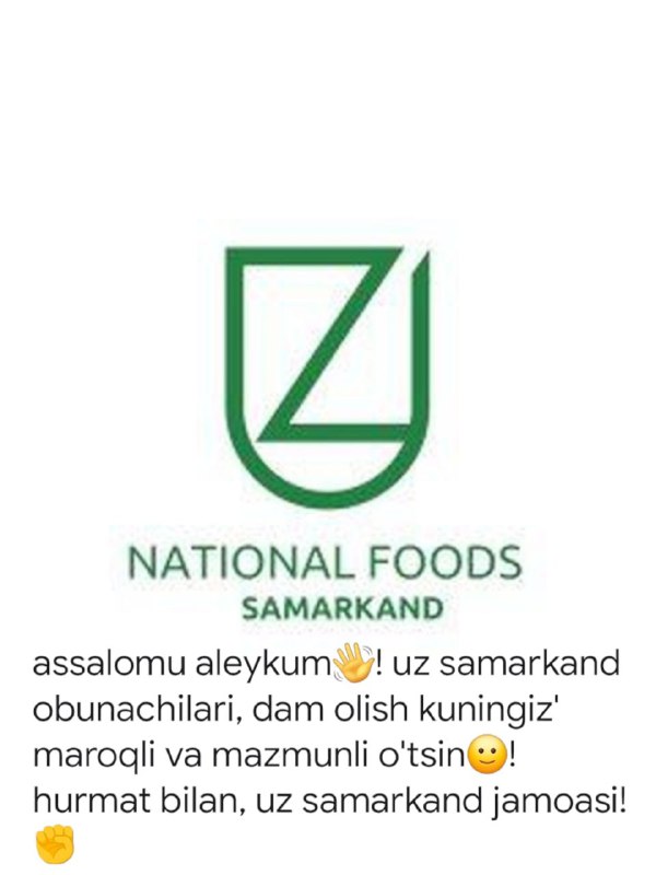 Uz samarkand🇺🇿 | National foods