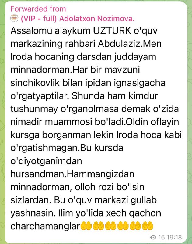 UZTURK | TURK TILI O'QUV MARKAZI